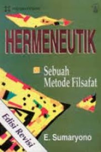 Image of Hermeneutik : sebuah metode filsafat