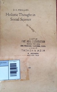 Image of Holistic thought in social science