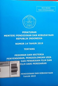 Image of Pedoman dan kriteria penyensoran