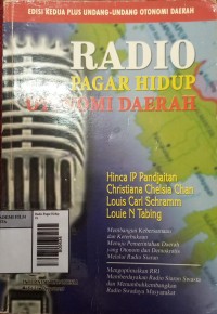 Image of Radio pagar hidup otonomi daerah