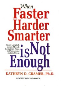 Image of When faster harder smarter is not enough